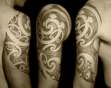 Tatuaggi Maori su braccia