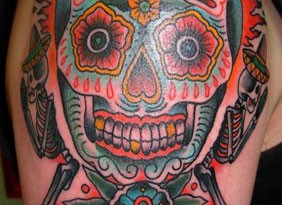 tattoo teschio messicano