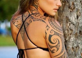 Tattoo Maori femminile