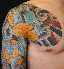Tatuaggio Oni giapponese