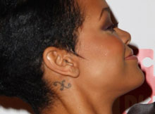 Tatuaggio pesci Rihanna
