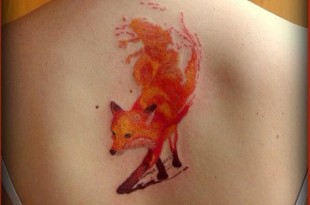 tatuaggio volpe