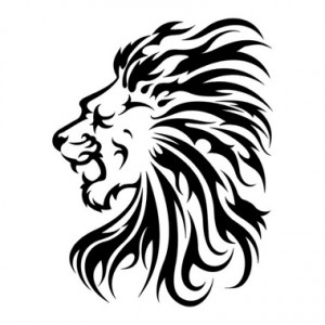 tatuaggi stile tribale il leone
