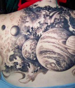 tatuaggio galassia