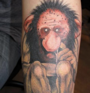 troll tattoo