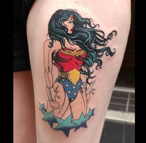 wonder woman tattoo