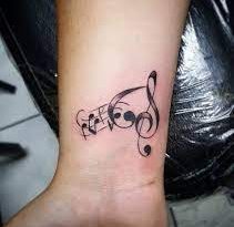 note musicali tattoo