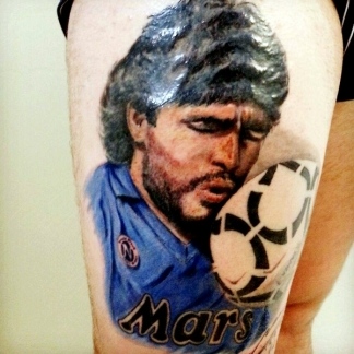maradona-tattoo - PassioneTattoo